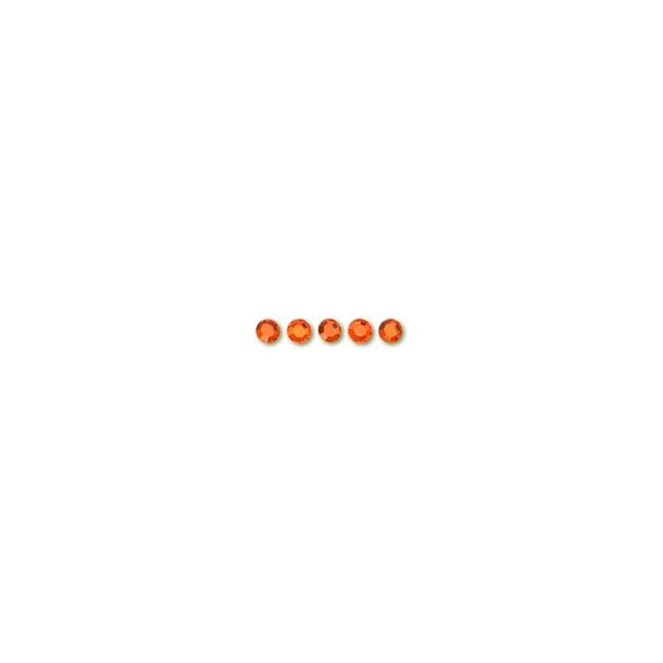 MC Rhinsten, 3mm, orange, 20 stk