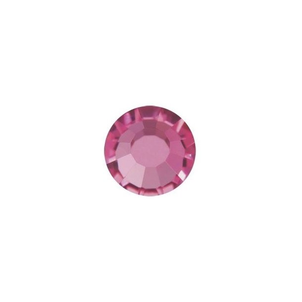 MC Rhinsten, 3mm, fuchsia, 20 stk