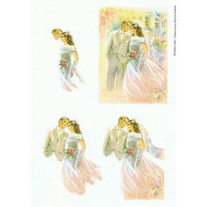 3D ark - Bryllup, brudepar