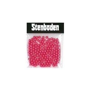 Voksperler, calypso pink, 6mm hul �1, 50stk