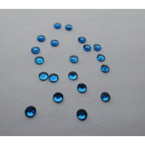 MC Rhinsten, 2mm, capri bl, 20 stk