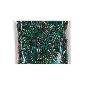 R�rperle, 2mm hul �1, m�rk gr�n iris, ca 40g