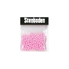 Voksperler, 3mm hul �1, rosa, 150stk