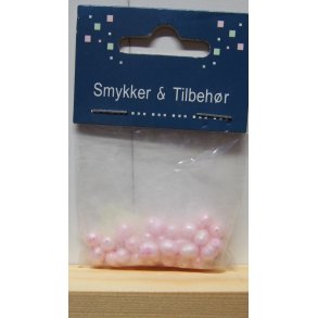 Ferskvandsperle 5-6mm 25 stk, lyser�d