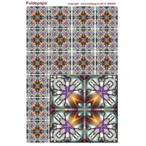 Foldepapir, kalejdoskop, stjerne