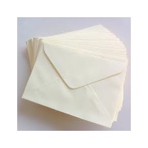 Kuverter C7, 7,7x11,5 cm, 20 stk.
