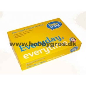 Kulrt papir A4, 80g, hvid, 20 ark