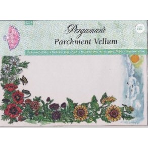 Pergament Vellum, A4, 90g m/3D, syrefri, 8 ark