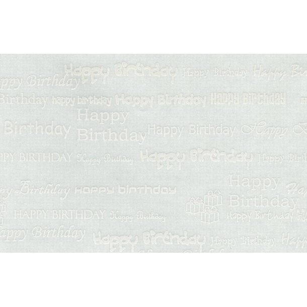 Pergament Vellum, A4, 90g, happy birthday