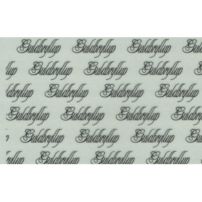 Pergament Vellum, A4, 90g, m/guldbryllup