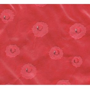 Hndlavet papir A4, m/huller, rd, 5 ark