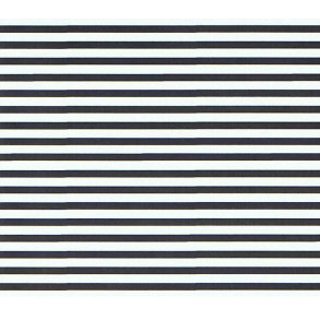 kort 14x28cm sort/hvide striber