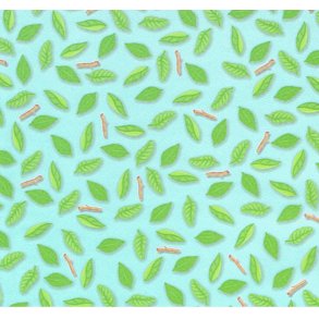 Vellum A4, blomster/blade