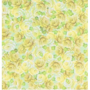 Vellum A4, blomster, roser, grn