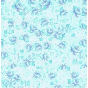 Vellum A4, blomster, roser, bl