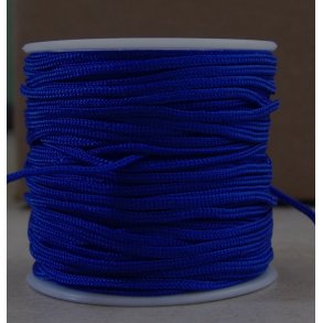 Knyttet nylonsnor, bl, 1,7mm, 25m