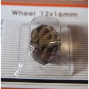 Facet, glasperle, 1 stk