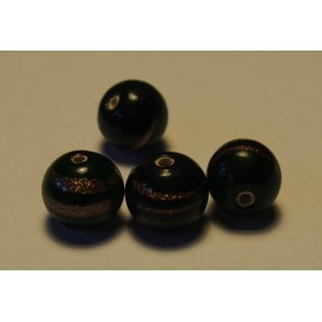 Hndlavede Indiske glasperler, 4stk