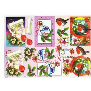 3D ark - Jul, r�dk�lk, pr�get/glans/kraftig