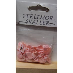 Perlemor skaller, flade, ca 20g