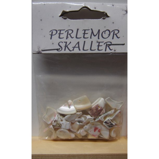 Perlemor skaller, flade, ca 20g