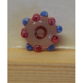 Hndlavede glasperle 1 stk