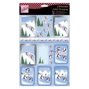 3D ark - udstanset, Pingviner