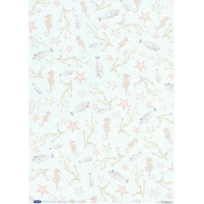 Basispapir m/fisk og s�heste