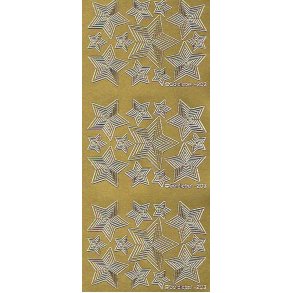 Stickers - Stjerner, guld