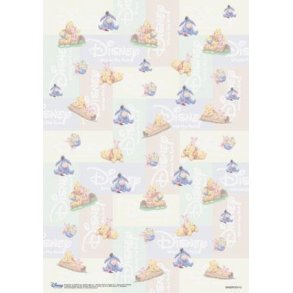 Basispapir med �sel og peter plys