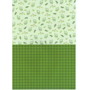 Basispapir 2 delt m/tigerdyr og m�nstre