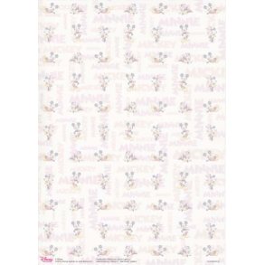 Basispapir med mickey og minnie