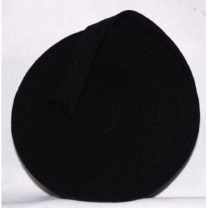 Tubestrik i 40mm bredde - SORT, 1 meter