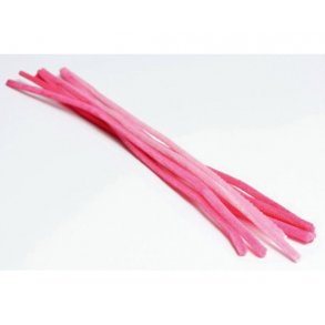 Chenille/piberenser, �6mm 50cm, lyser�de nuancer