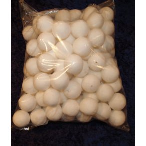 Vatkugler, 10mm, hvid, 10stk