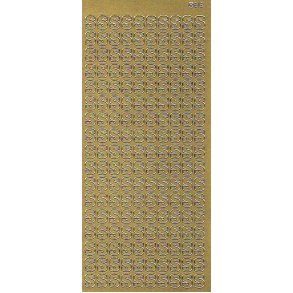 Stickers - S, guld