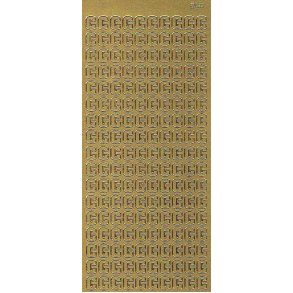 Stickers - C, guld
