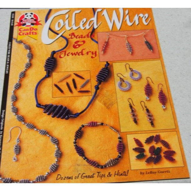 Coiled wire beads and jewelry