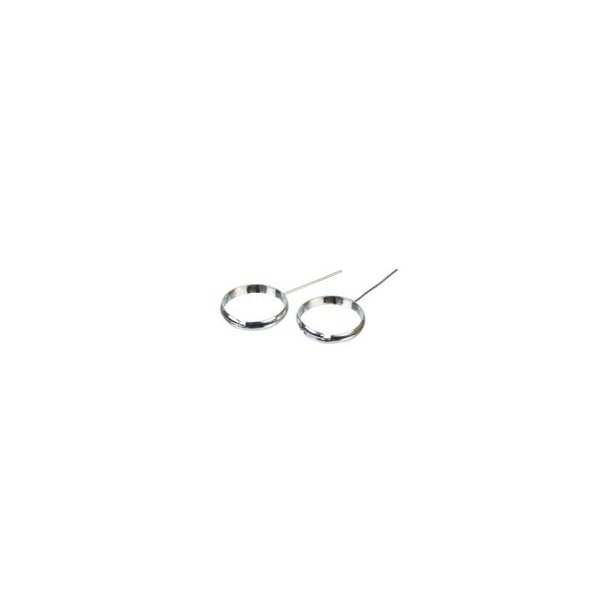 Fingerring m stift, justerbar, 10 stk, slv