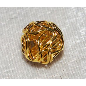 Guld, garnn�gle, �12 mm, 4 stk