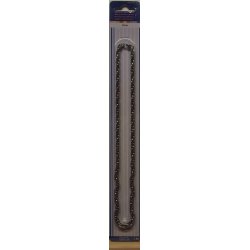 Halskde med ls, 45cm, rustfrit stl, slv