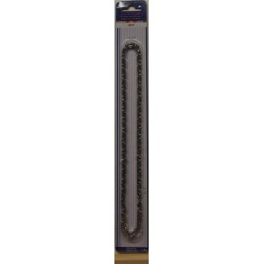 Halsk�de med l�s, 45cm, rustfrit st�l, s�lv