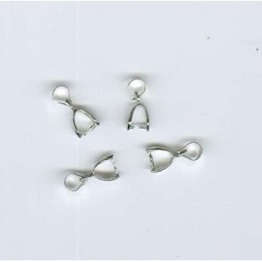 Hnger, 5 stk, slv, small, nikkelfri