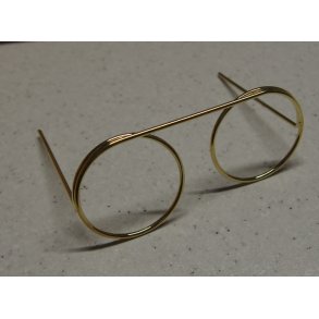 Nisse briller i guld, ca 95mm ml. st�nger, 1 par