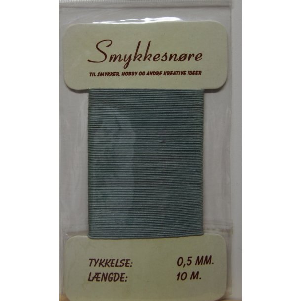 Smykkesnre, 0,5mm, 10m, bl