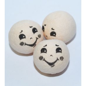 Vatkugler, m/ansigt, dreng, 35mm, 1stk