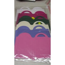 Gavepose,  lyser�d, pap, ca. 11,5x7cm, 3 stk.