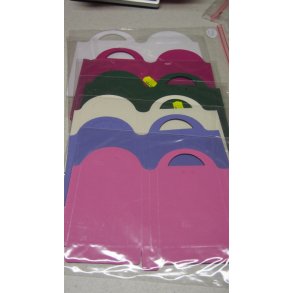 Gavepose,  lyser�d, pap, ca. 11,5x7cm, 3 stk.