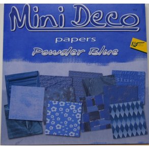 Deco, 3x12 designs, 15x15cm, Bl�