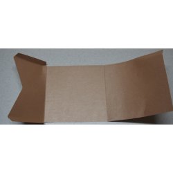 Kuvertkort, bronze, 15,5x15,5cm